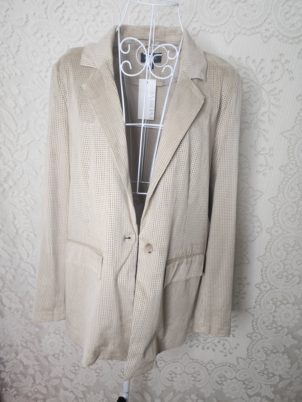 Evereve Buttery Soft Perforated Blazer